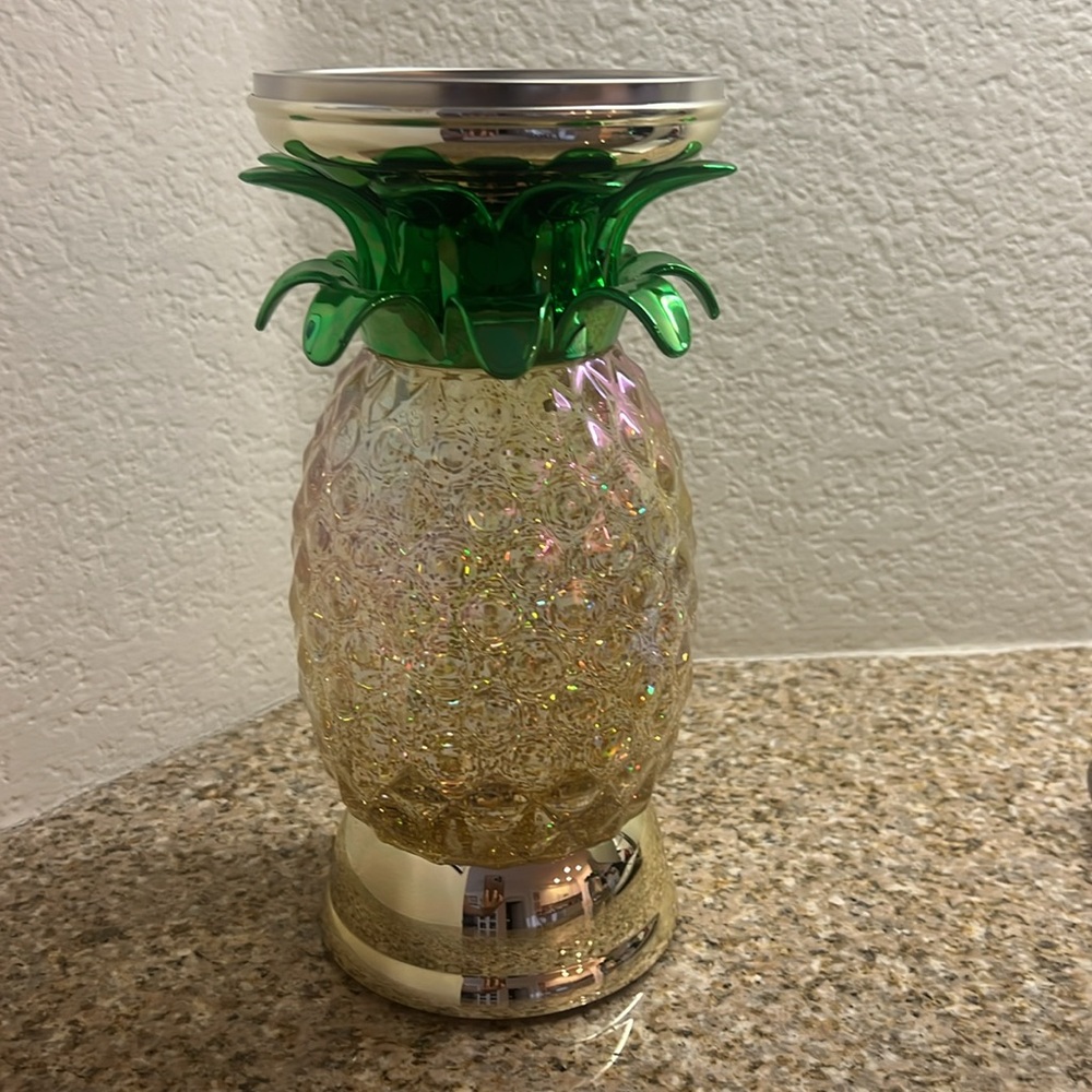 Bath & Body Works Pineapple 3-Wick Candle Holder